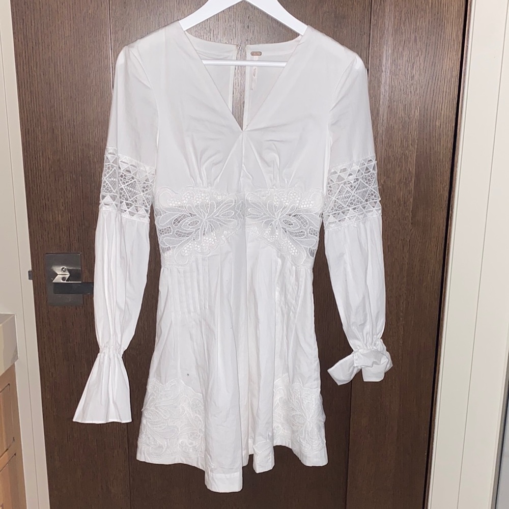 White free people dress